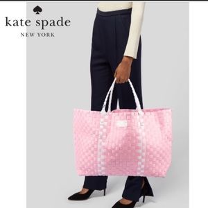 NEW Kate Spade Woven Tote Bag